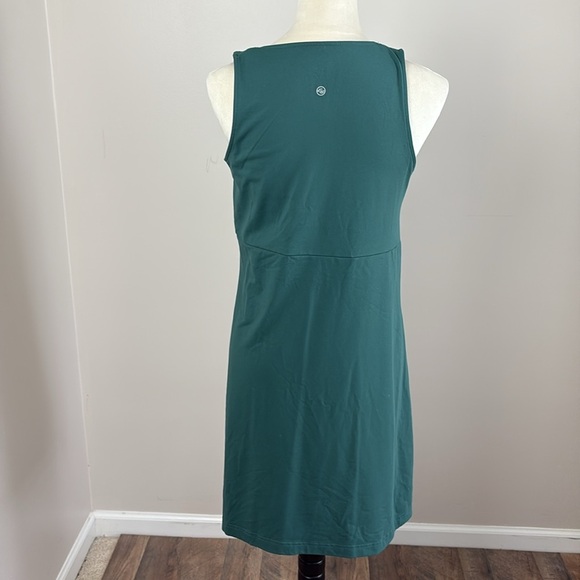 Eddie Bauer Sleeveless Tank Dress Empire Waist Stretch Green Size M - Picture 5 of 11